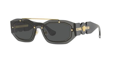 Versace VE2235 Biggie 51 Dark Grey & Transparent .